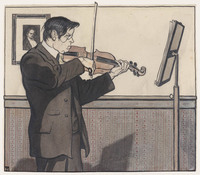 KT 1988 019
          <br/>
          Portret van de Violist Noach
          <br/>
          <em>Hahn, Albert Pieter (1877 - 1918)</em>
